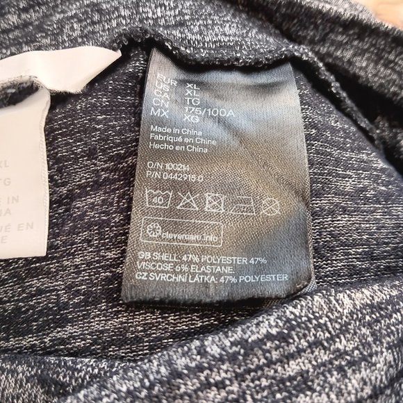 H&M Gray Maternity Athleisure Pants Sweatpants Women's Size XL - Picture 3 of 9